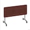 Correll Rectangle Premium Sit To Stand HPL Flip Top Table, 72 in W, 28 in to 38 in H, Particleboard Top FTS2472-20-14-20 - alternate 8