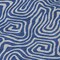 Homeroots 8' Navy Blue And Gray Round Abstract Washable Indoor Outdoor Area Rug 599822 - alternate 5