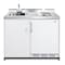 Summit 48in Wide Mobile All-In-One Kitchenette, No Plumbing Needed C48ELGLASSPUMPMB - alternate 1