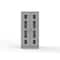 Strong Hold 14 GA Extra Heavy Duty Double Shift Clear View Cabinet 36-DS-LD-246-L - alternate 3