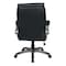Office Star Products FL Series Faux Leather Mid Back Mgrs Chair, Black FLH24987-U6 - alternate 4