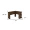 Homeroots 47" Brown Wood Corner Computer Desk 489890 - alternate 7