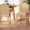 Bali & Pari Bilu Bohemian Natural Rattan 2-Piece Counter Stool Set 253-2PC-13661-ZORO - alternate 7