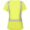 Ironwear Elastex Women's Class 2 Hi Vis Short Sleeve T-Shirt with GeoFlect Tape, Lime, Medium 7102-L-MD - alternate 2