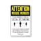 Signmission Public Safety, Mosque Members Practice Social Distancing, 18in X 12in Aluminum, OS-NS-A-1218-25385 OS-NS-A-1218-25385 - alternate 1