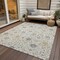 Homeroots 3' X 5' Ivory Beige And Gray Oriental Washable Indoor Outdoor Area Rug 598052 - alternate 7