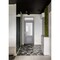 Vdomdoors Front Exterior Prehung FiberGlass Door Frosted Glass / Manux 8422 Grey Ash / Transom Window / Offic MANUX8422EXD-SS-W36 x H80+14-LH - alternate 4