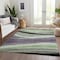 Homeroots 3' X 5' Purple And Green Abstract Washable Indoor Outdoor Area Rug 603683 - alternate 8