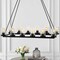 Jonathan Y Coronet 45.5" 12-Light Seeded Glass/Iron Rustic Farmhouse Rectangular LED Candelier, Oil Rubbed Bronz JYL7555A - alternate 9