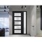 Vdomdoors Front Exterior Prehung FiberGlass Door Frosted Glass / Manux 8002 Matte Black / Sidelight Exterior MANUX8002EXD-BLK-W30+14 x H80-LH - alternate 5