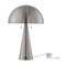 Homeroots 24" Gray Iron Usb Table Lamp With Gray Dome Shade 530929 - alternate 1