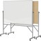 Ghent Dry Erase Board, Plastic, 78 1/4 in, 77 in, Aluminum Frame, White ARMK46 - alternate 1
