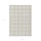 Homeroots 9' X 12' Ivory Beige And Brown Plaid Washable Indoor Outdoor Area Rug 597115 - alternate 6