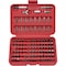 Neiko Security Bit Set 100-Pieces Cr-V Steel 1/4-inch Adapters Phillips Slotted Hex Torx Star Pozi Square 10048A - alternate 1