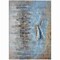 Homeroots 9' X 12' Blue And Beige Nautical Washable Indoor Outdoor Area Rug 630421 - alternate 5
