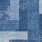 Homeroots 9' X 12' Navy Blue And Sky Blue Geometric Washable Indoor Outdoor Area Rug 612452 - alternate 8