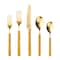Mepra Fantasia Ice Gold Flatware Set - 5 Pieces - Mustard 10O722005OI - alternate 1
