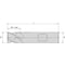 Widia W401 CENTER CUT VARIABLE HELIX END MILL, 1 IN DIA CUTTER, 1.5 IN LENGTH OF CUT, (4) 6945700 - alternate 2