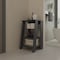 Homeroots 17" Black Wood Freestanding Bathroom Vanity 571350 - alternate 7