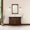 James Martin Vanities Kinnsden 48" Sgl Vanity, Sable Oak w/ Sgl Hole 3 CM White Zeus Silestone Top and Matching Backsplash D680-V48-SBK-1WZ - alternate 10