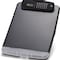 Oic Slim Clipboard Storage Box with Calculator, Charcoal Black OIC83306 - alternate 2