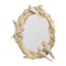 Homeroots 22" Gold Birds and Branches Resin Framed Accent Mirror 485125 - alternate 1