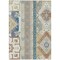 Homeroots 9' X 12' Ivory Blue And Brown Aztec Washable Indoor Outdoor Area Rug 598470 - alternate 8