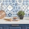 Roommates 20.5 in. W X 16.5 in. L Mediterranian Tile Peel and Stick Wallpaper RMK11083WPZ - alternate 4