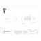 Zoro Select U-Drive Screw, No. 4 Thread Size, Zinc Plated Steel, 2/25 Head Ht, 1/4 in Lg, 100 PK DS-0404-100 - alternate 3
