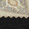 Homeroots 8' Black Gold And Gray Round Oriental Washable Indoor Outdoor Area Rug 598384 - alternate 6