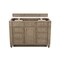 James Martin Vanities Vanity, without top, Whitewashed Walnut, 47.9 in W x 22.9 in D,  157-V48-M-WW - alternate 1