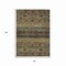 Homeroots 5' X 8' Gray Gold And Brown Medallion Washable Indoor Outdoor Area Rug 615903 - alternate 9