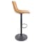 Leisuremod Tilbury Modern Adjustable Bar Stool with Footrest and 360-Degree Swivel, Light Brown TS29BR - alternate 7