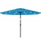 Pure Garden Patio Umbrella w/ Lights 10 ft Outdoor Sun Shade Canopy w/ 32 Solar LEDs UV 30+ Protection 50-LG1426 - alternate 7