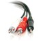 C2G 6FT VALUE SERIES&TRADE; ONE 3.5MM STEREO MALE TO TWO RCA STEREO MALE Y-CABLE 40423 - alternate 1