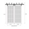 Sartodoors Sliding Closet Barn Bypass Doors Black 48x84 (2* 24x84) Solid Core Modern Interior QUADRO4522BBB-BLK-4884 - alternate 5
