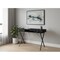 Homeroots 42" Black and White and Black Computer Desk With Two Drawers 489879 - alternate 5