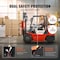 Vevor Universal Forklift Seat Adjustable Tractor Seat with Seatbelt Armrests TY-A14 (PVC) - alternate 7