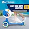 Outdoorcruiser Outdoor Cruiser 3-Wheel Kids Scooter, Lean-to-Steer, LED Wheels, Adjustable T-Bar, Ages 3-8, Blue OCKSBLUE - alternate 5