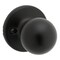 Kwikset Hall and Closet Knob, Zinc, Matte Black, 2-3/8 to 2-3/4 in Backset, 1-3/8 to 1-3/4 in Thick Door 200P 514 CP - alternate 5