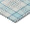 Homeroots 8' X 10' Aqua And Gray Plaid Washable Indoor Outdoor Area Rug 601317 - alternate 6