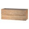 Homeroots 48" Oak Wood Freestanding Bathroom Vanity With White Sink And Two Drawers 627507 - alternate 3