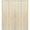 Sartodoors Sliding Closet Double Bi-fold Doors, Planum 0010 Natural Veneer, Sturdy Tracks Moldings Trims Hardw PLANUM0010DBF-SHP-72 x 80 (4* 18x80) - alternate 1