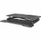 Lorell Lorell X-type Slim Desk Riser - 33 lb Load Capacity - 16.5" Height x 20" Width - Desktop - Black 99539 - alternate 14