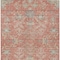 Homeroots 9' X 12' Coral Charcoal And Gray Floral Washable Indoor Outdoor Area Rug 605471 - alternate 8