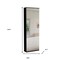 Homeroots Dark Brown Ten Pair Wall Mounted WoodShoe Rack 478444 - alternate 5