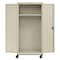 Sandusky Lee Solid Door Storage Cabinet, 36 in W, 72 in H, 24 in D, Putty TAWR362472-07 - alternate 5