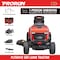 Prorun 60V 42-in. Steel Deck Cordless Lawn Tractor with 10.0 Ah Batteries (3), Charger PLT60V42 - alternate 5