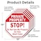 Signmission Private Property Stop! Do Not Use M, 10 inch X 10 inch, Aluminum Metal Signs, 5PK OC-A-5Pack-10-143 - alternate 6