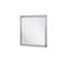Homeroots 42" White Wood Square Lighted Dresser Mount Framed Mirror 564645 - alternate 7